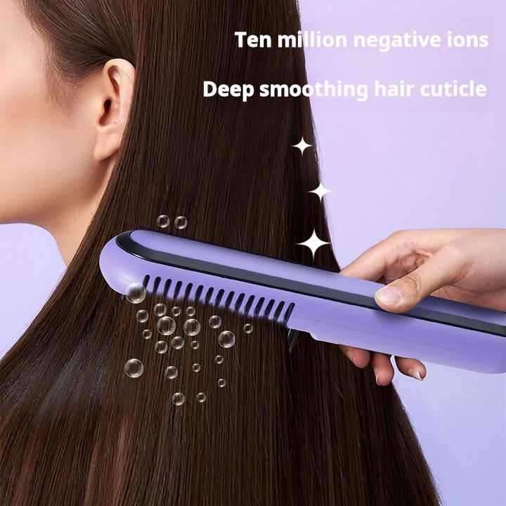 Hair Straightener Wireless Charging Portable Hair Straightener Does Not Hurt Hair Curling