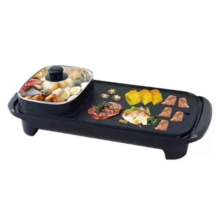 The Most Popular 2 in 1Multifunctional Electric Hot Pot,Electric Baking Tray,Two in One Electric Tub