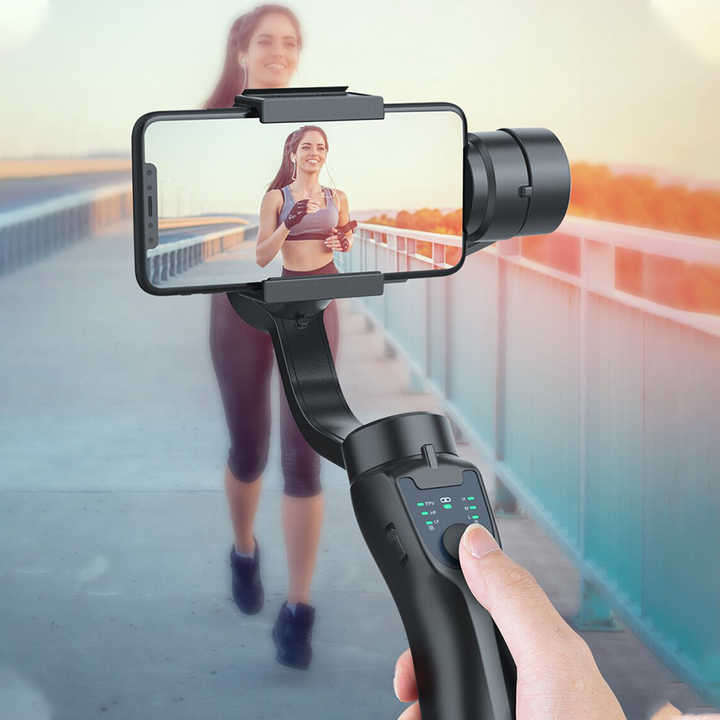 Ultimate Stability Meets Versatility F8 3-Axis Handheld Gimbal Anti-Shake, FPV,Horizontal Switching
