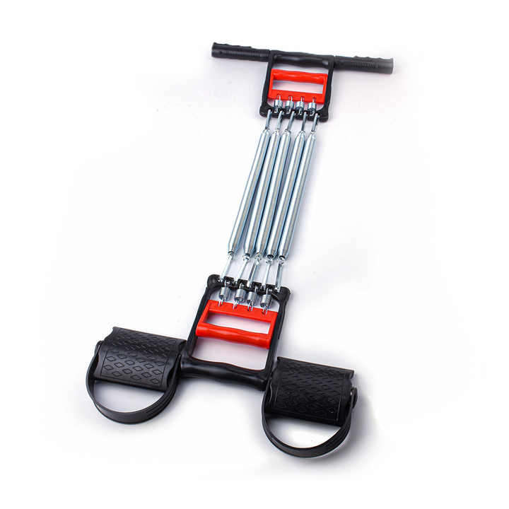 Fitness Equipment Muscle Trainer Fitness Elastic Exercise Spring Chest Expander With Foot Pedal