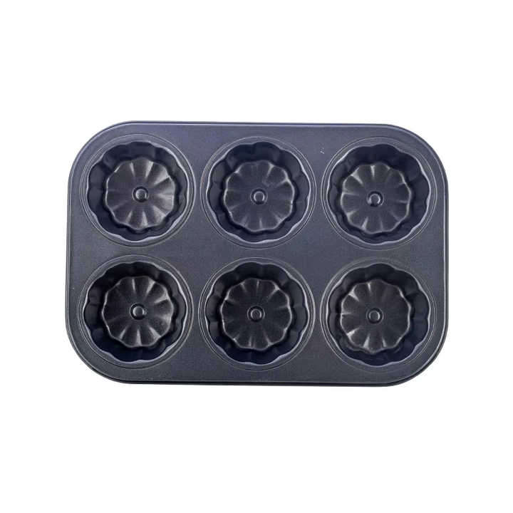 6 Cup Muffin Tray Bread Baking Pan Mini Cake Pan