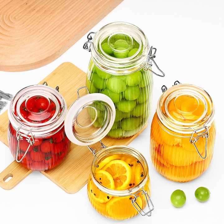 GLASS CLIP CANISTER