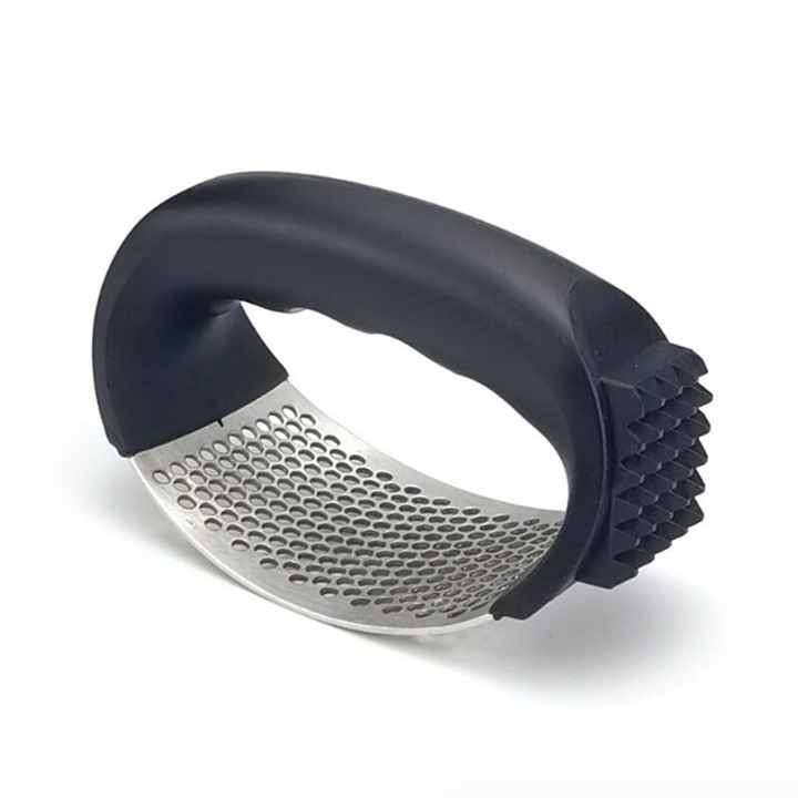 Manual Garlic Crusher Chopper Stainless Steel Garlic Press With Plastic Handle Kitchen Gadgets