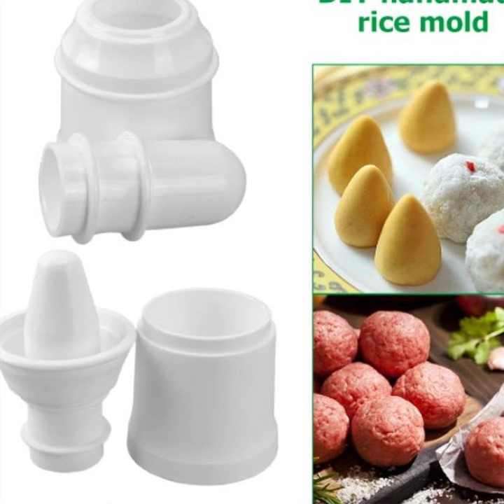 DIY Rice Ball Press Maker Kitchen Meat Balls Mold Reusable Sushi Tool Handmade Bento Mould