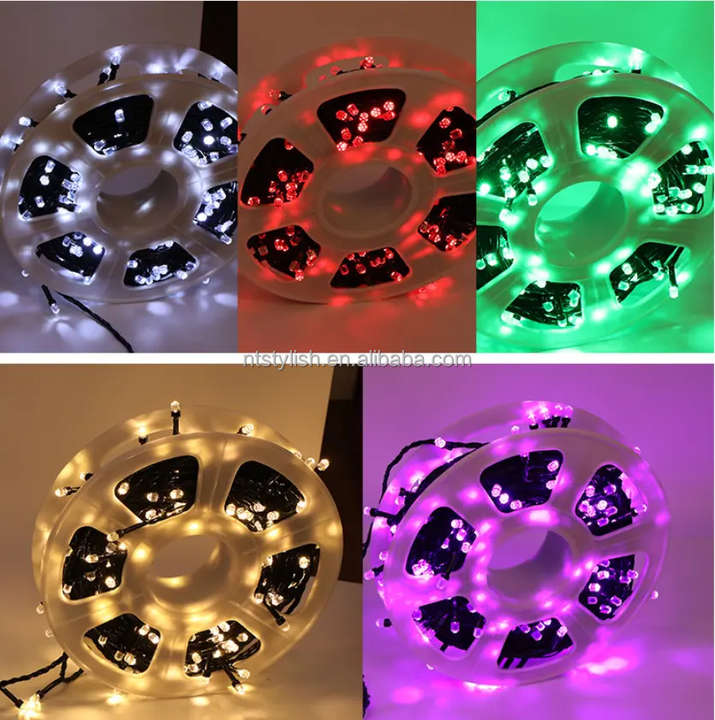 Indoor Outdoor IP44 Waterproof 240LEDs 50m RGB LED String Fairy Lights Warm White Christmas Decorate