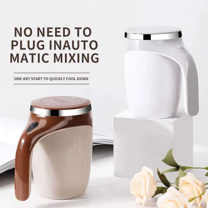 Automatic Stirring Cup Mug Rechargeable Portable Coffee Electric Stirring Stainless Steel Rotating M
