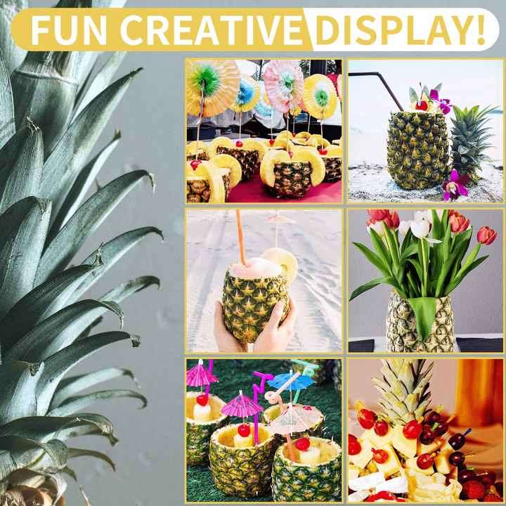 Stainless Steel Fruit Tools Easy-Use Manual Pineapple Peeler Corer Slicer Cutter with Metal Blade AB