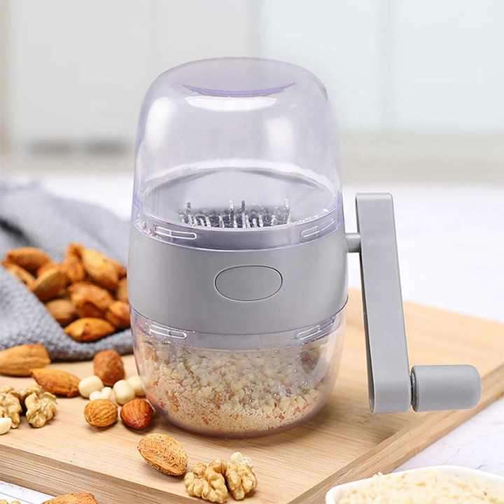 Small Portable Garlic Crusher Press Peeler Household Manual Dry Fruit Nut Grinder Meat Vegetable Cho