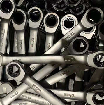 7-Piece Ratchet Wrenches Chrome Vanadium Steel Ratcheting Wrench Set