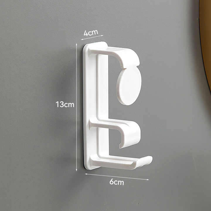 Large Household Multifunctional Bathroom Storage Rack Non-Perforated Basin Hook Single Tier Plastic