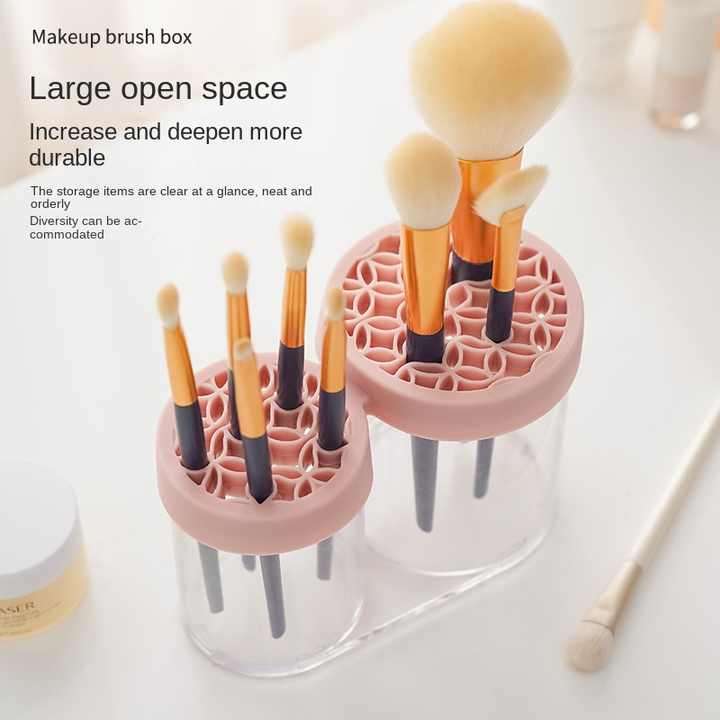 Luxury Makeup Brush Cosmetics Organizer Containers Storage Box