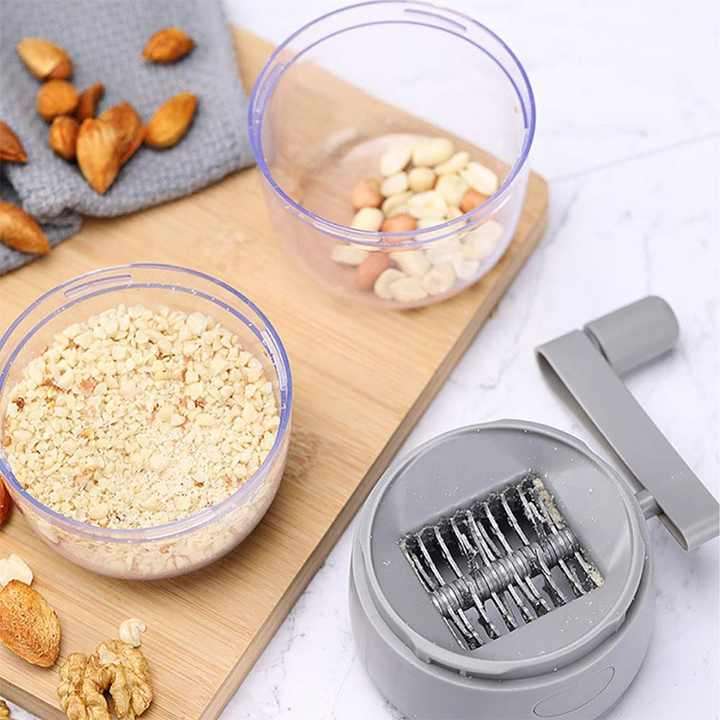 Small Portable Garlic Crusher Press Peeler Household Manual Dry Fruit Nut Grinder Meat Vegetable Cho