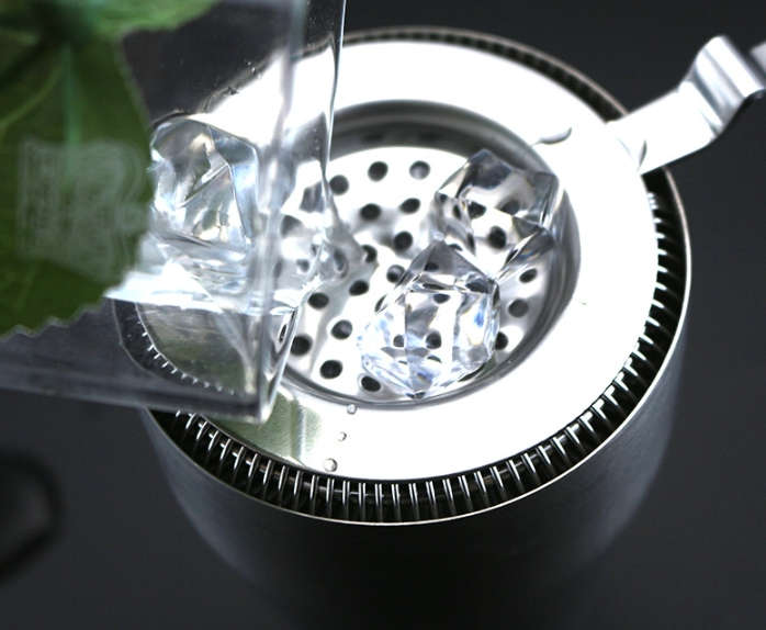 Metal Bar Strainer Fancy New Design Decoration Luxury Wholesale Best Quality Gray Color Strainer