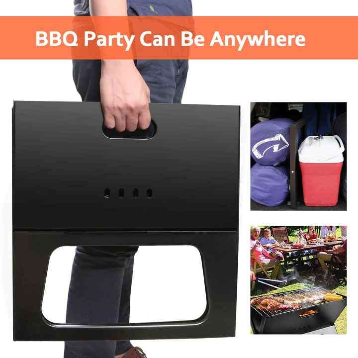 X-type Foldable Portable Grill BBQ Charcoal Grill