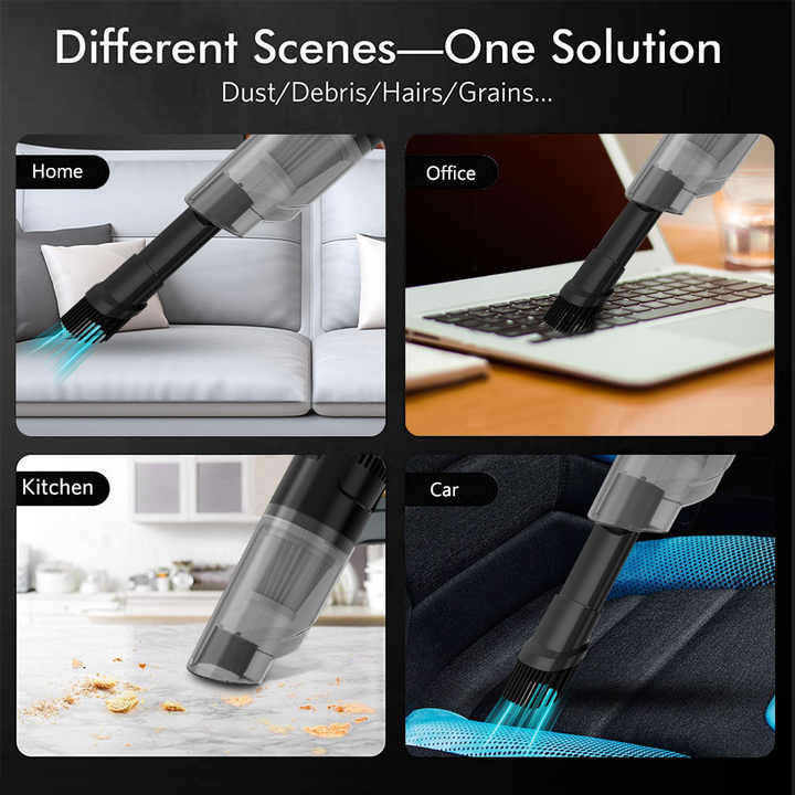Car Vacuum Cleaner Cordless Rechargeable Handheld Vacuums Dust Busters for Car Home Office Pet Hair