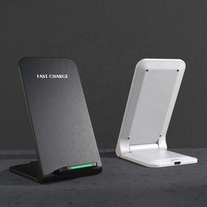 New Wireless Charger Foldable Phone Holder 15w Universal Mobile Phone Fold Charging Desktop Station
