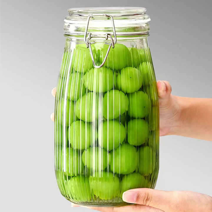 GLASS CLIP CANISTER