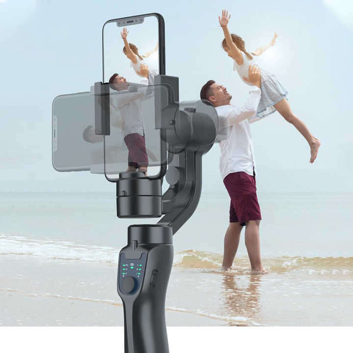 Ultimate Stability Meets Versatility F8 3-Axis Handheld Gimbal Anti-Shake, FPV,Horizontal Switching