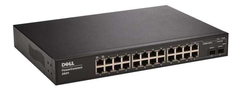 Dell PowerConnect 2824 24 Port 10/100/1000 Gbps Smart Switch