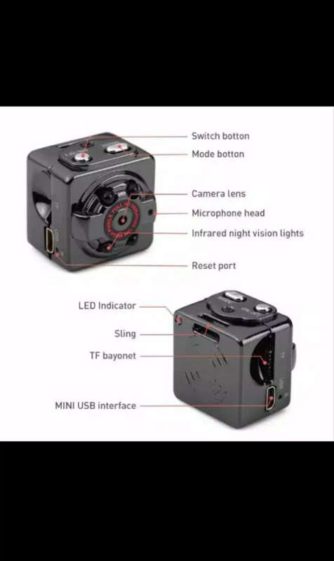 LED Mini Camera SQ8 Mini DV Camera 1080P Full HD Car DVR Recorder
