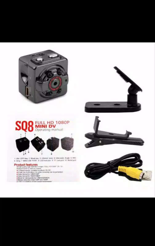 LED Mini Camera SQ8 Mini DV Camera 1080P Full HD Car DVR Recorder