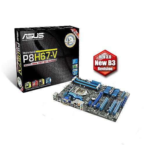 ASUS P8H67-V REV 3 MOTHERBOARD 1155