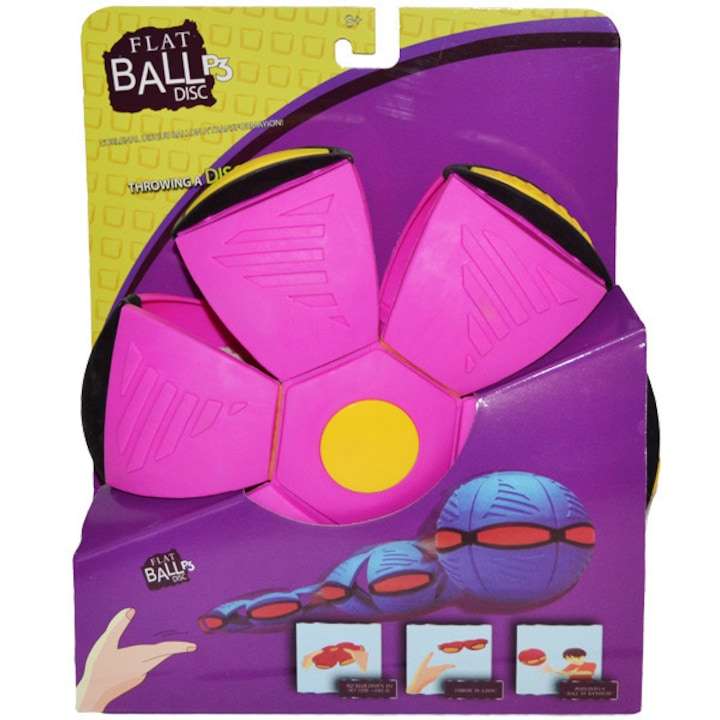 Flat ball frisbee disc throwing ball