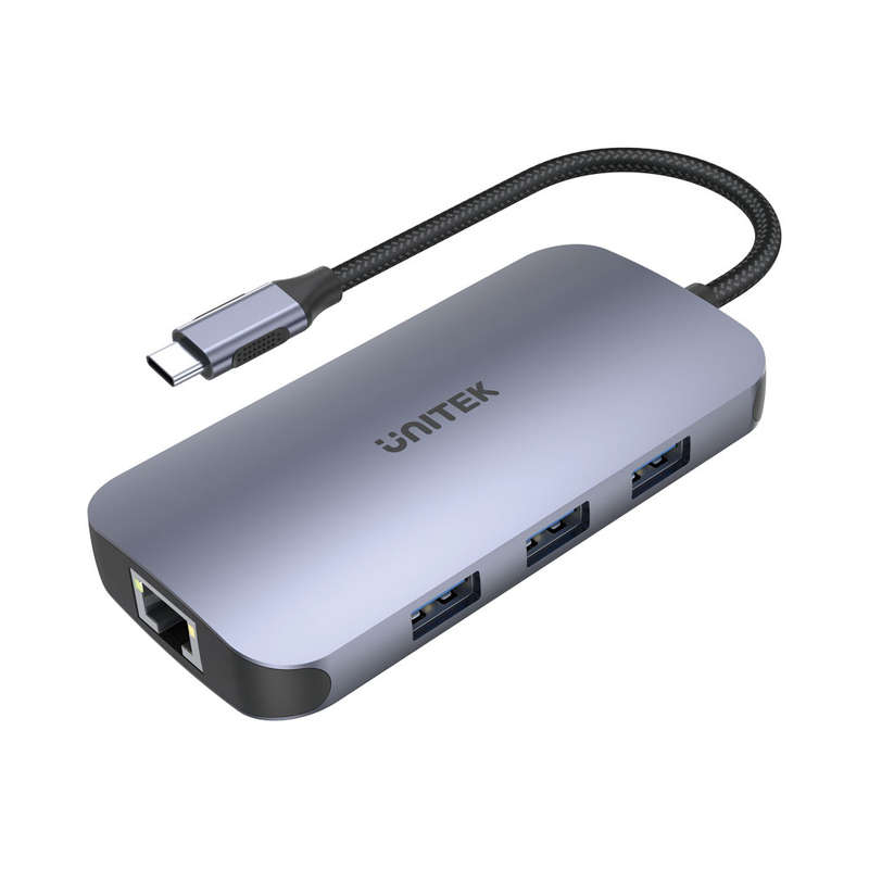 Unitek Type-C 9-In-1 Port Replicator With Hdmi And 100Pd (D1071A)