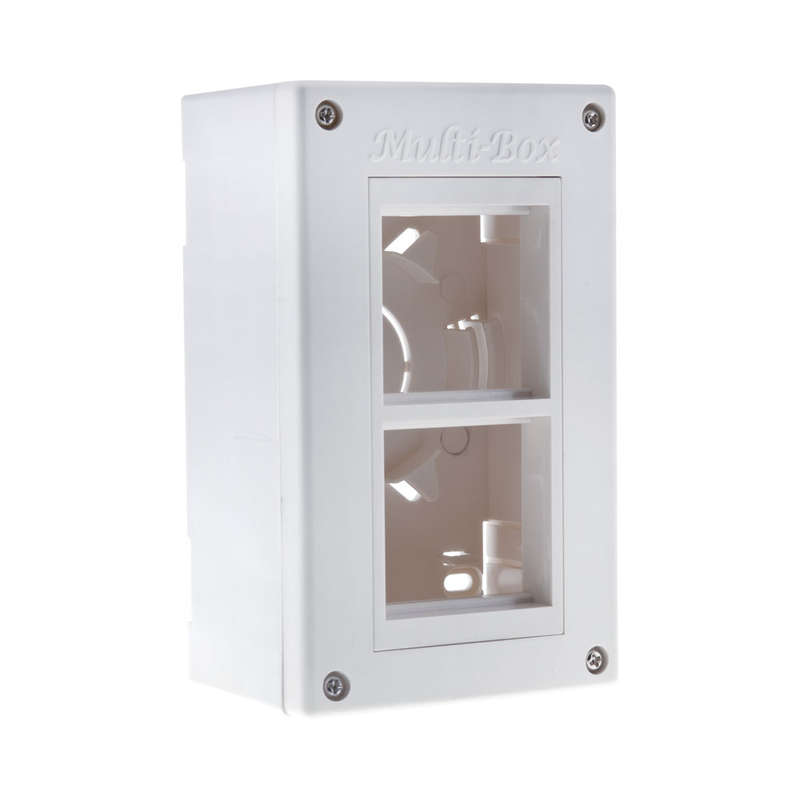 Face Mount Box - Houses Up To 4X Half Size Modules Or 2X Full Size Modules