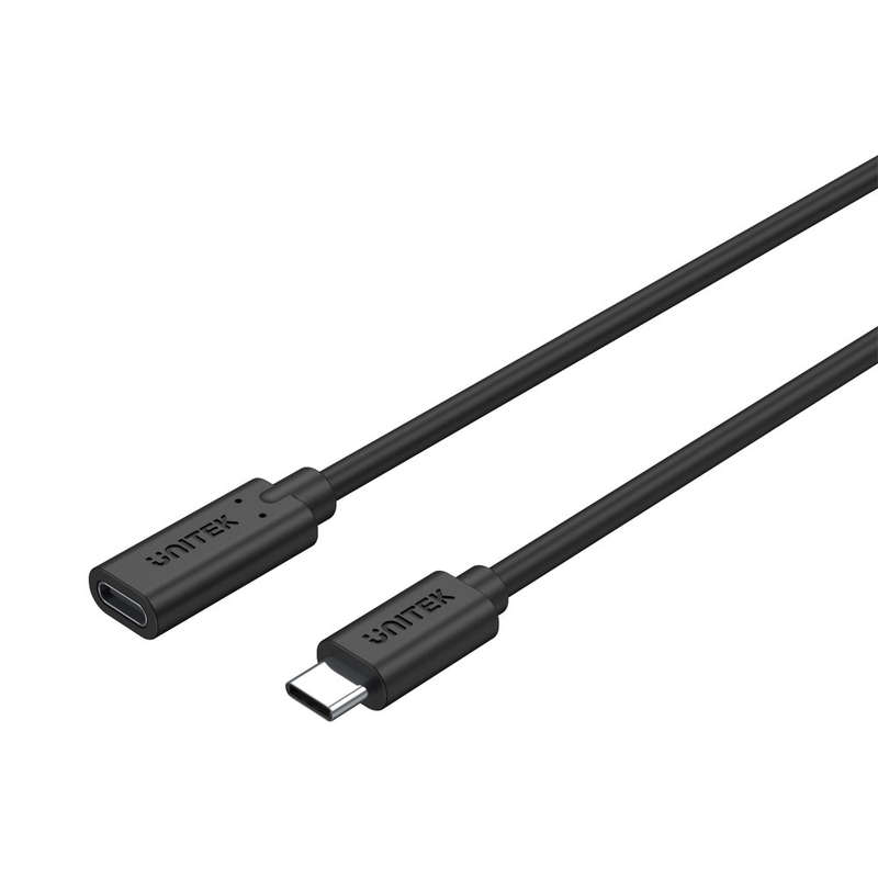 Unitek Usb3.1 4K 100W Pd 10Gbps Type-C Extension Cables (C14086Bk) - 0.5M