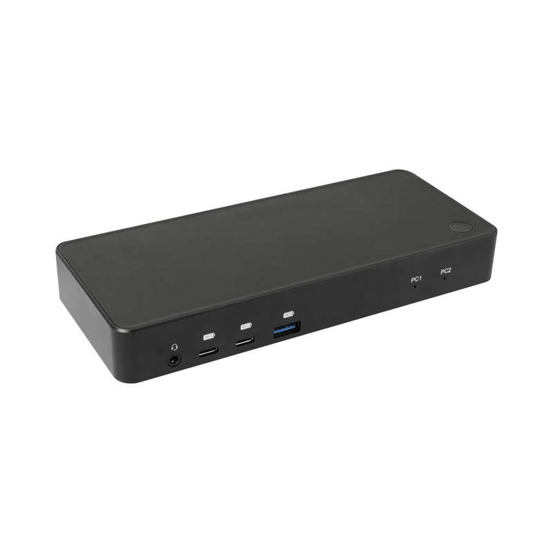 Club3D Csv-1585 4K @60Hz Mst Displayport Hdmi Kvm Switch For Usb Type-C Hosts