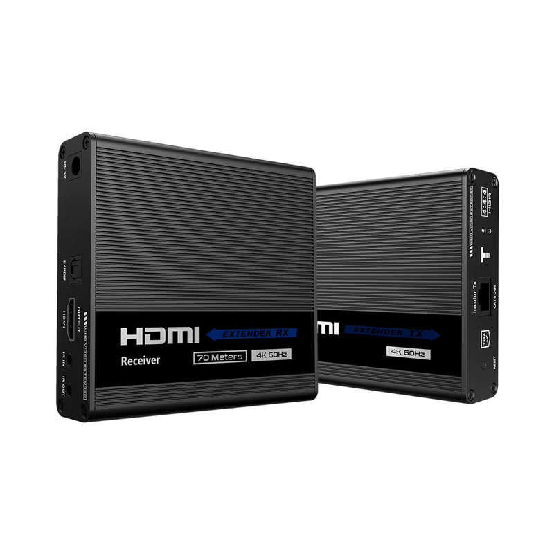 Lenkeng 70M 4K 60Hz Hdmi2.0 Ipcolor Point To Point Extender (Lkv676E)