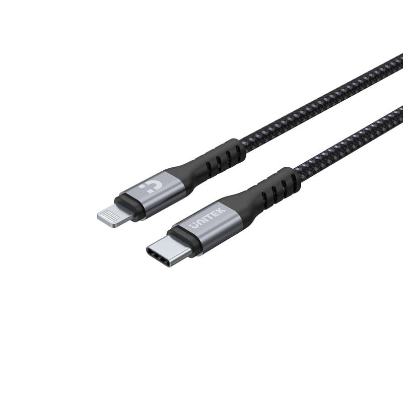 Unitek 1M Type-C To Lightning Mfi Cable (C14060Gy - C14060Rd) - Red