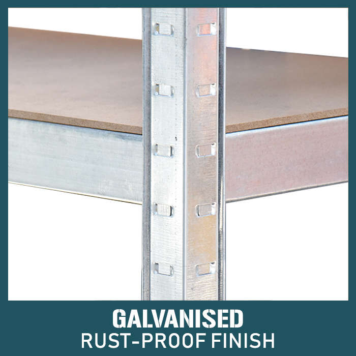 Fine Living - 4 Layer Shelf In Galvanized Steel