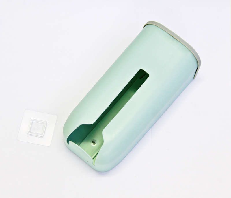 Smart plastic bag storage and dispenser - Mint