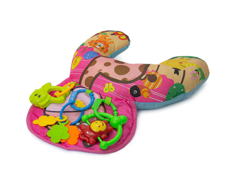 Nuovo Tummy Time Pillow - Pink