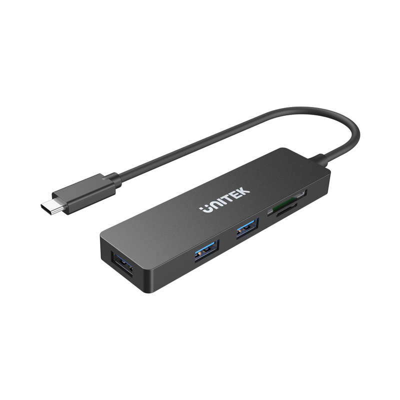 Unitek Usb3.1 Type-C 3-Port Usb Hub With Card Reader (H1108A)