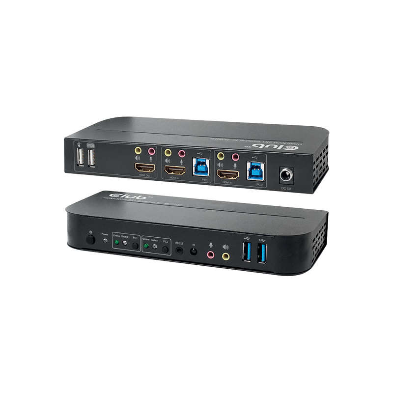 Club3D 2-Port 4K 60Hz Hdmi Kvm Switch (Csv-1382)