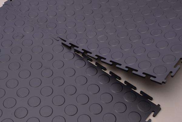 Interlocking tiles - black 1sqm