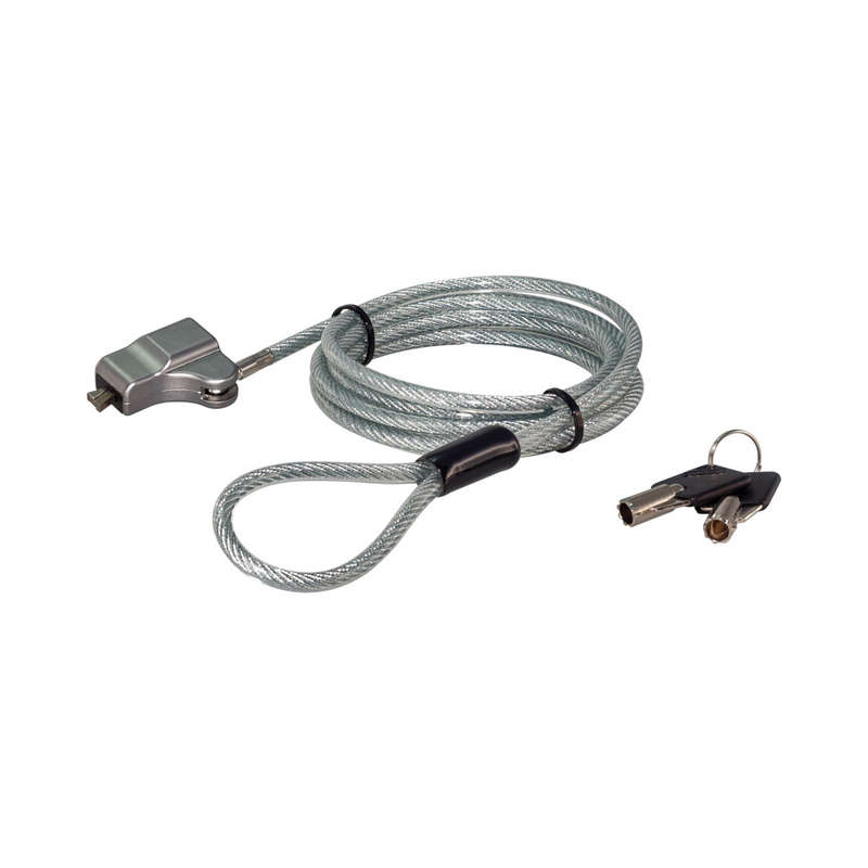 Push-In Key Type Wedge Notebook Lock