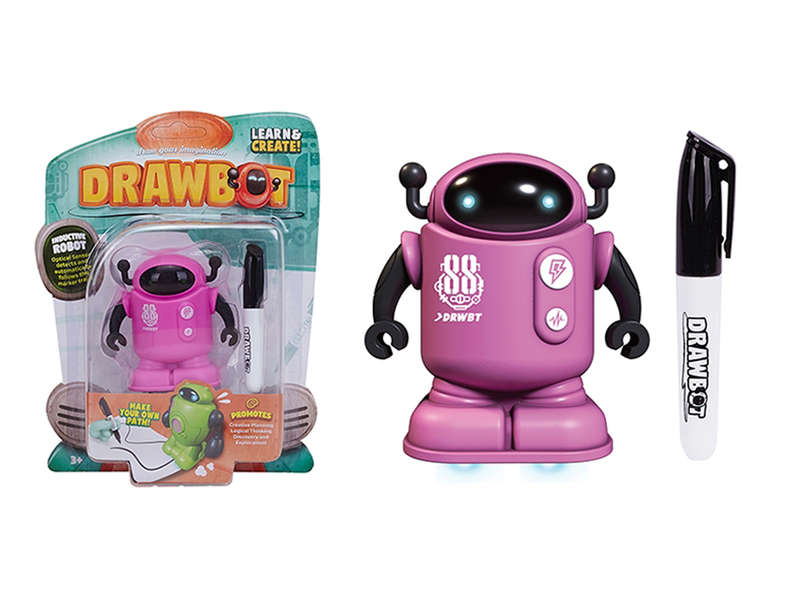 Jeronimo- Drawing Robot with ears - PURPLE