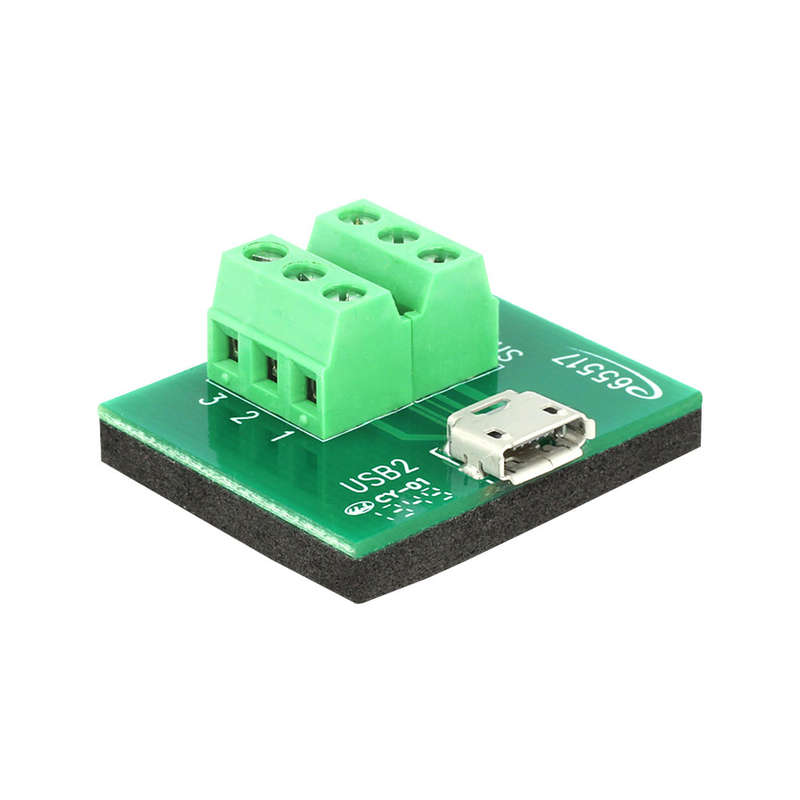 Delock Adapter Micro Usb Female - Terminal Block 6-Pin