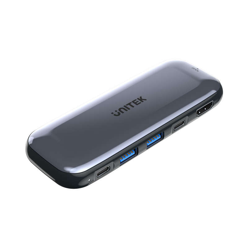 Unitek Type-C 6-In-1 Port Replicator With M.2 Ssd Storage (D1046A)
