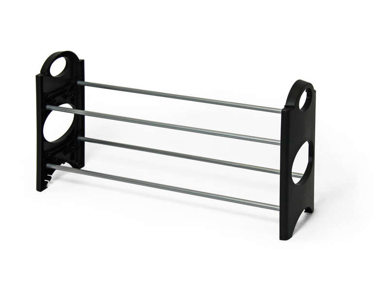 Shoe Rack - 2 Tier Black