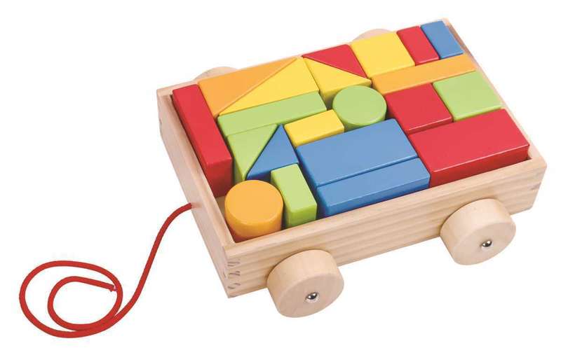 Jeronimo Wooden Cart - Building Blocks