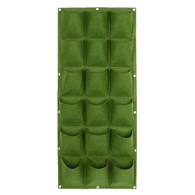 Fine Living 18 Pockets Wall Planter - Green