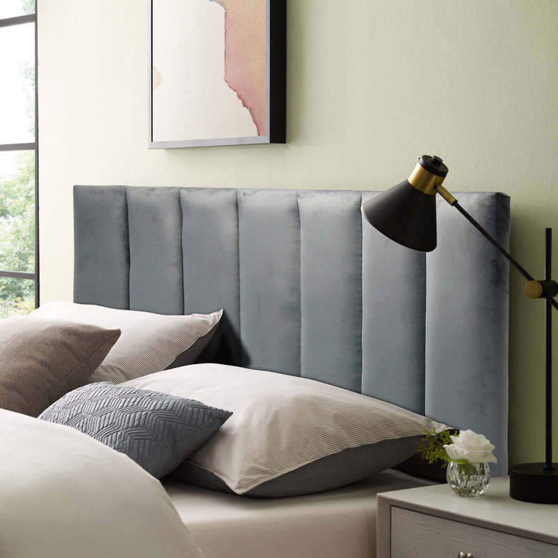 Fine Living - Odyssey Headboard Grey - Queen