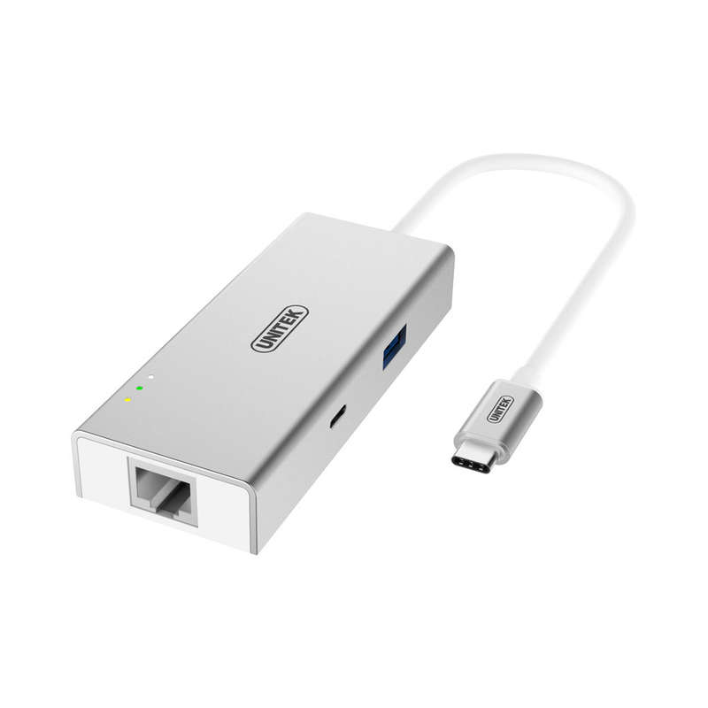 Unitek Usb3.1 Type-C Multi-Port Replicator, Usb, Type-C, Hdmi, Lan