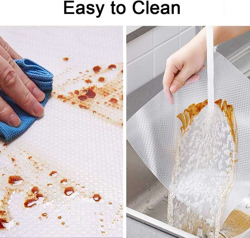 Antibacterial Fridge Shelf Mat white