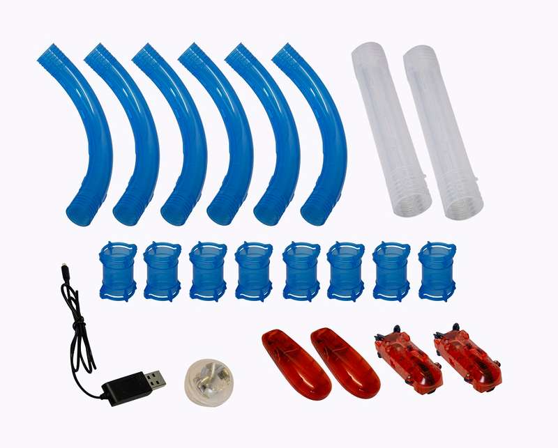 Pipe Speeding Cars - 27pc